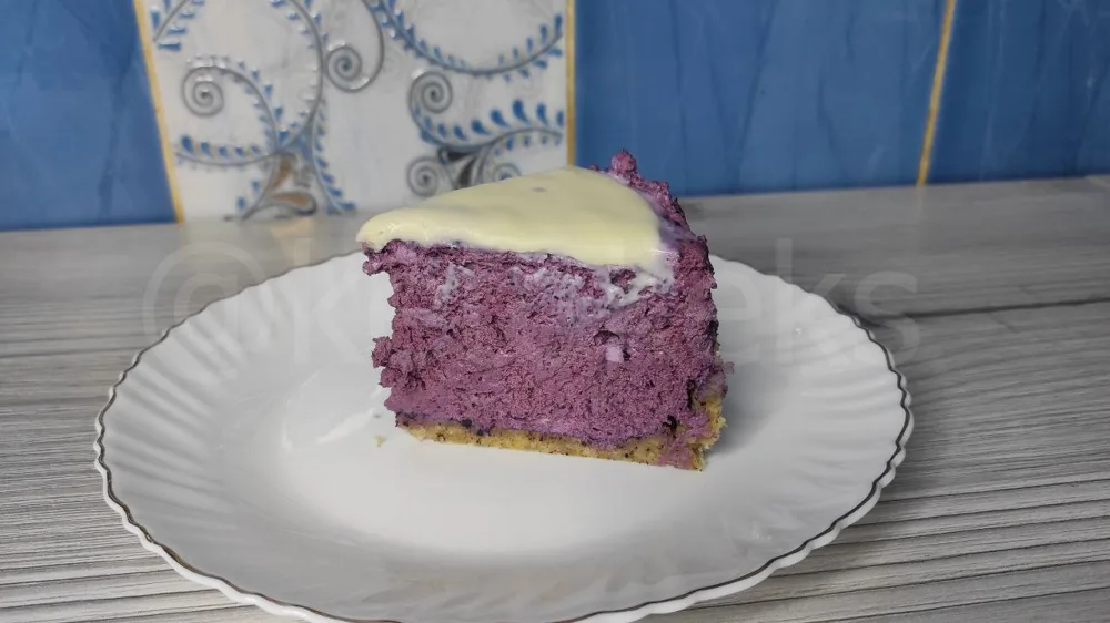 Чизкейк с черникой БЕЗ ВЫПЕЧКИ