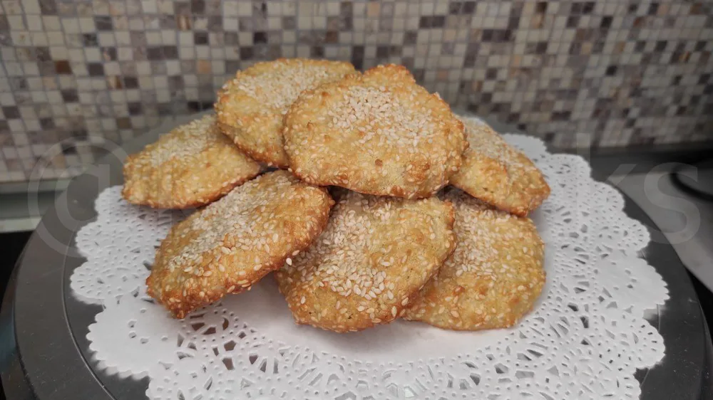 Кунжутное печенье