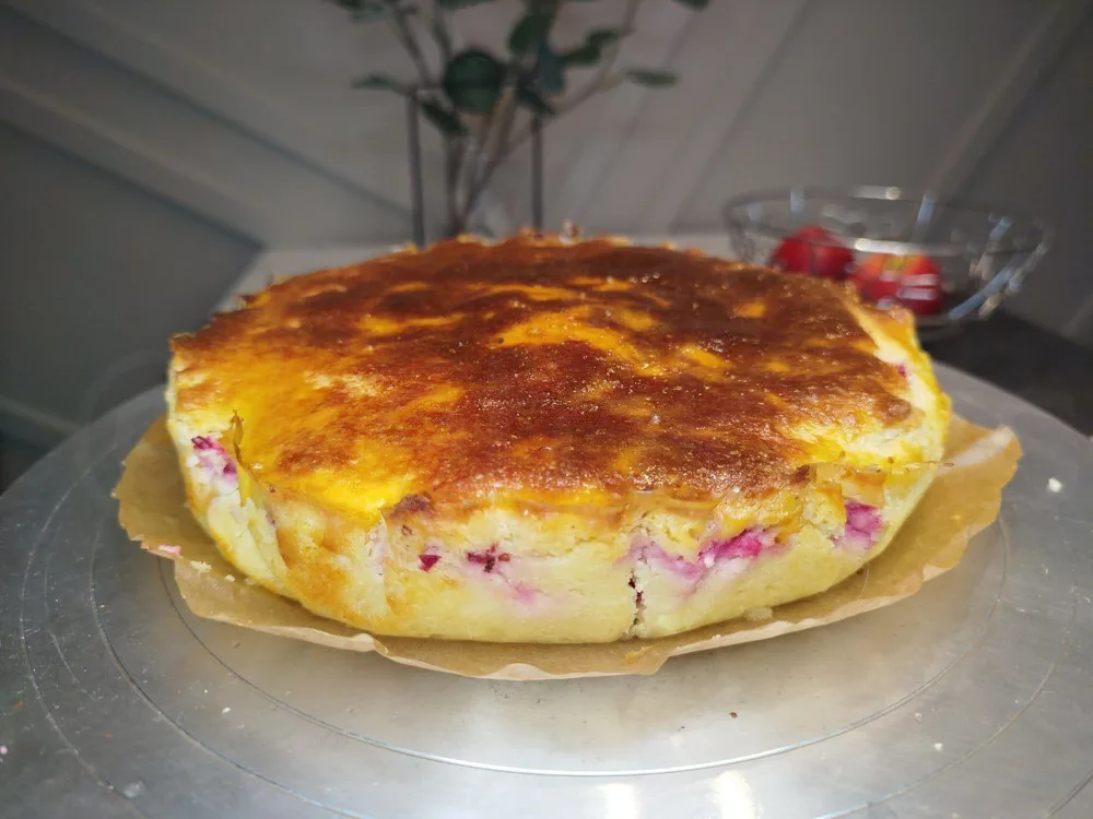 Пирог с клюквой